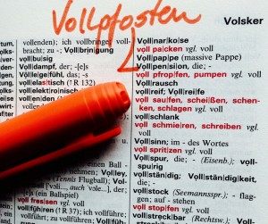 Vollpfosten Duden