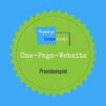 One-Page-Website für Buchmarketing: Praxisbeispiel
