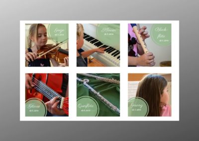 Icons für Unterrichtsangebot Musikschule